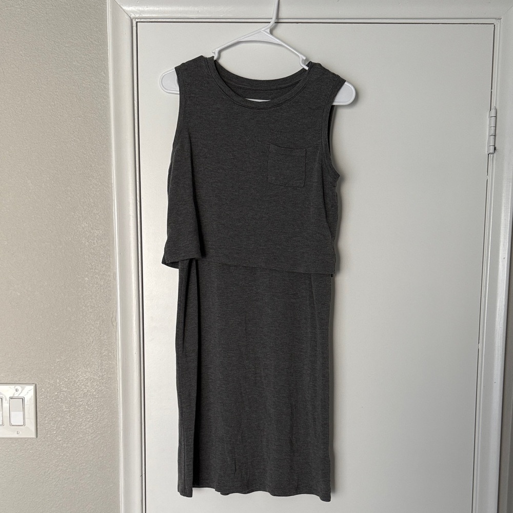 Not for sale atm- Gray Nursing Dress